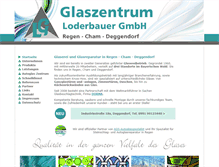 Tablet Screenshot of glaszentrum-cham.de